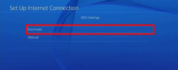 mtu settings automatic